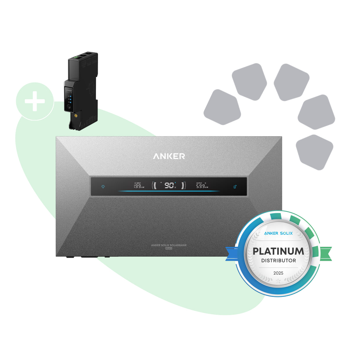 Anker SOLIX Solarbank Max | 10 kWp PV Speicher mit 7 kWh