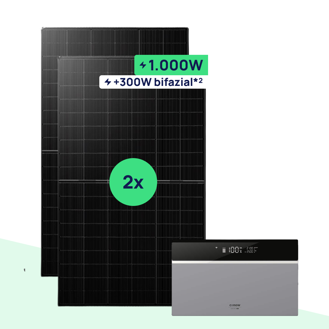 Wattano Lite 1.000 W + Conow CBE2000 Pro (2,048 kWh)