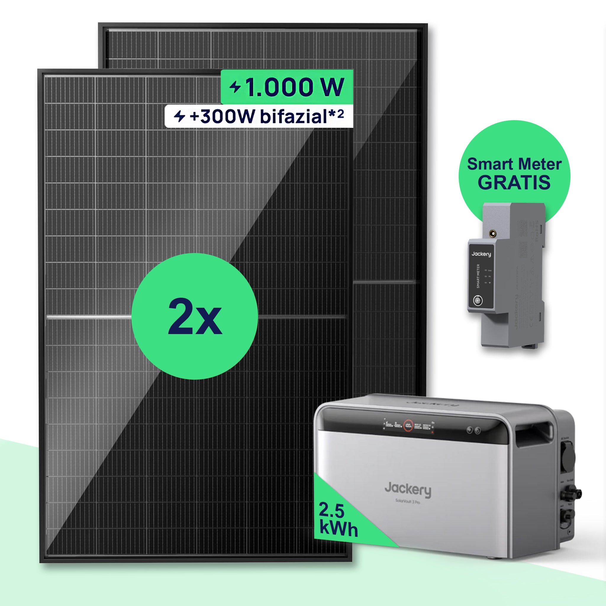 Wattano Lite 1.000 W + Jackery Solar Vault 3 Pro